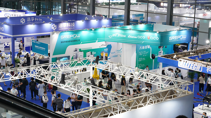 格瑞普無人機展現場